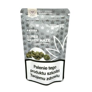CBD Kwiaty konopi „SUPER SILVER HAZE” 1 g
