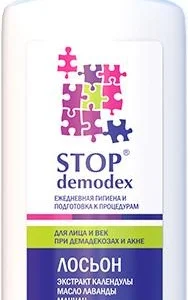 STOP DEMODEX TONIK DOTWARZY I POWIEK DEMODEKOZA NUŻYCA TRĄDZIK 150 ml