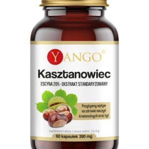 Kasztanowiec – ekstrakt – 20% escyny – 60 kaps.