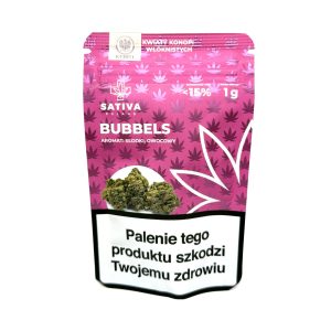 CBD Kwiaty Konopi ”BUBBELS” 1 g