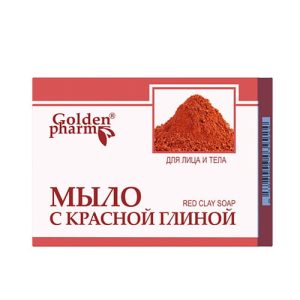 MYDŁO CZERWONA GLINKA W KOSTCE PODRAŻNIONA SKÓRA 70g