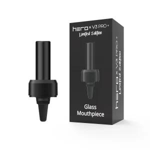 Szklany ustnik do waporyzatora X-MAX V3 Pro – czarne szkło
