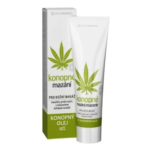 Maść konopna 10% oleju z konopi do masażu mięśni i stawów –  konopne mazani – HC MedicProgress – 100 ml