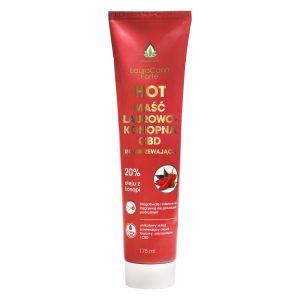 LauroCann Forte HOT rozgrzewająca maść z olejem konopnym i olejem laurowym – LauroCann – 175 ml