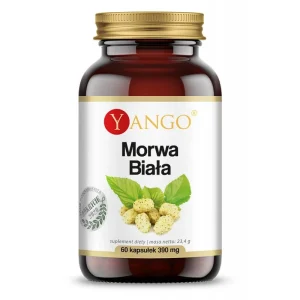 Morwa Biała Ekstrakt 10:1 – Metabolizm Węglowodanów i Kontrola Glukozy 60 kapsułek