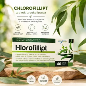 Chlorofillipt tabletki z eukaliptusa 40 tab.