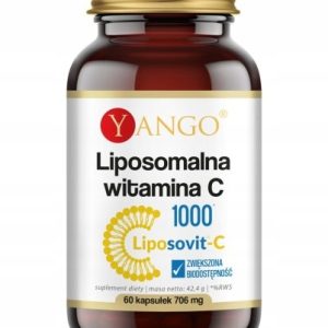 YANGO Liposomalna witamina C 1000 mg, 60 kapsułek