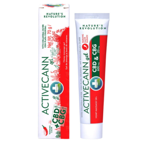 Rozgrzewający żel konopny ActiveCann CBD + CBG – 75 ml – Annabis (dawniej Arthrocann)