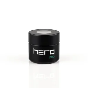 Szklany pojemnik bezzapachowy z higrometrem HERO PRO – 50 ml