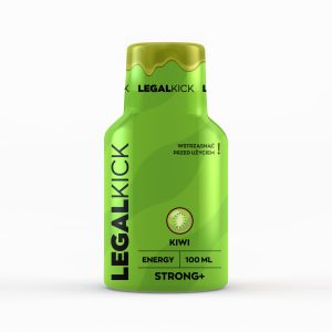 Shot konopny Legal Kick KIWI  STRONG+ 100 ml
