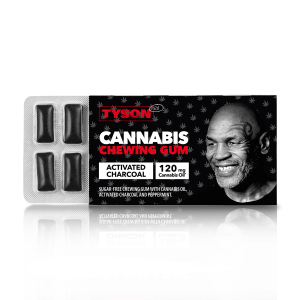 Guma do żucia Cannabis z aktywowanym węglem drzewnym Euphoria – Tyson 2.0