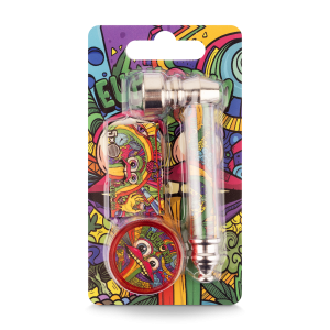 Fajka metalowa zestaw 3w1 – Euphoria Vibrant