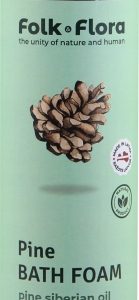 Antystresowa pianka do kąpieli „Sosna” Folk&Flora 400ml