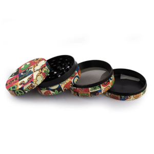Grinder Euphoria Groovy – młynek do suszu – 4-częściowy 63 mm