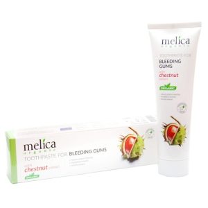 Melica Organic pasta bez fluoru Na Krawawiące Dziąsła Kasztanowiec 100ml