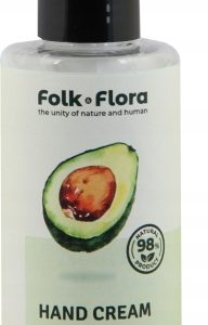 Odżywczy krem do rąk Olej Awokado Kakao Witamina E Folk & Flora 150ml