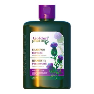 SZAMPON ŁOPIANOWY GOLDENPHARM ŁAMLIWOŚĆ WYPADANIE ODŻYWIENIE 250 ml
