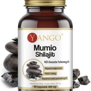 Mumio – Shilajit – 40% kwasów fulwowych – 90 kaps.
