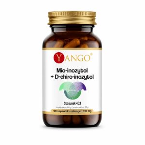 Inozytol Yango Mio + D-chiro 40:1 100 kapsułek PCOS Hormony Cera