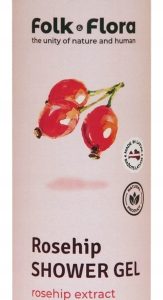 Zmiękczający żel pod prysznic „Dzika róża” Folk&Flora 400ml