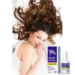ŻEL DO TWARZY Finish Control  STOP DEMODEX Demodekoza Nużyca Trądzik 30ml
