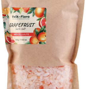 Sól do kąpieli Relaksująca GREJPFRUT GOOD MOOD FOLK&FLORA 500g