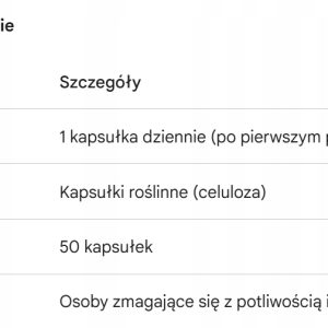 Bloker potu Nadmierne pocenie się – 50 kaps – Panaseus