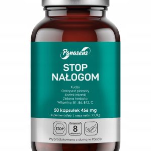 Stop Nałogom – wsparcie przy ograniczaniu alkoholu i nikotyny | 50 kapsułek