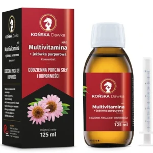 Multivitamina + Jeżówka Purpurowa Końska Dawka Odporność 125 ml