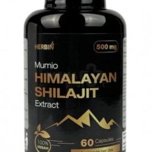 Mumio Himalajskie Żywe Shilajit Gold Kapsułki Herbin 60 kaps.