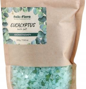 Sól do kąpieli Relaksująca EUKALIPTUS AROMATHERAPY FOLK&FLORA 500g