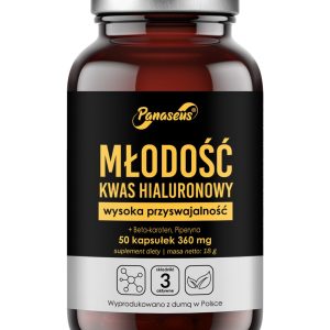 Kwas hialuronowy Młodość 50 kapsułek Panaseus