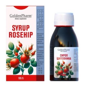 SYROP Z DZIKIEJ RÓŻY WITAMINA C KWAS ASKORBINOWY ODPORNOŚĆ 100 ml
