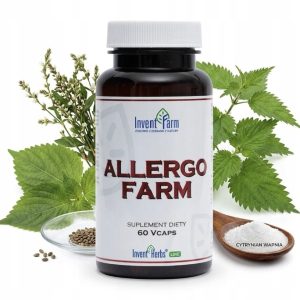 Allergo Farm 60 kapsułek Alergia Pyłki Kurz
