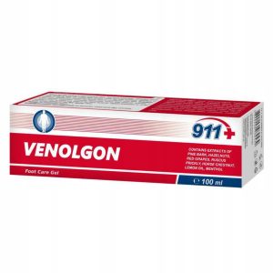 911 VENOLGON MAŚĆ NA ŻYLAKI PAJĄCZKI RUSZCZYK KASZTANOWIEC ORZECH WŁOSKI 100 ml