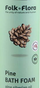 Antystresowa pianka do kąpieli „Sosna” Folk&Flora 400ml
