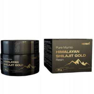 Mumio Himalajskie Żywe Shilajit Gold Pasta Herbin 30g