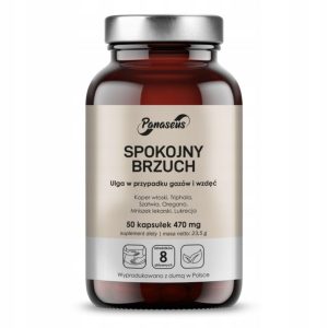 Spokojny Brzuch – wsparcie trawienia, gazy i wzdęcia | 50 kapsułek