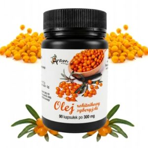OLEJ ROKITNIKOWY Z ROKITNIKA SYBERYJSKIEGO ARAMNATURA 300 mg 90 kaps